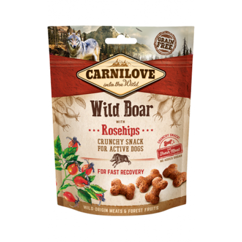 Carnilove Dog Snack Crunchy Snack Wild Boar E Rosehips 200 gr